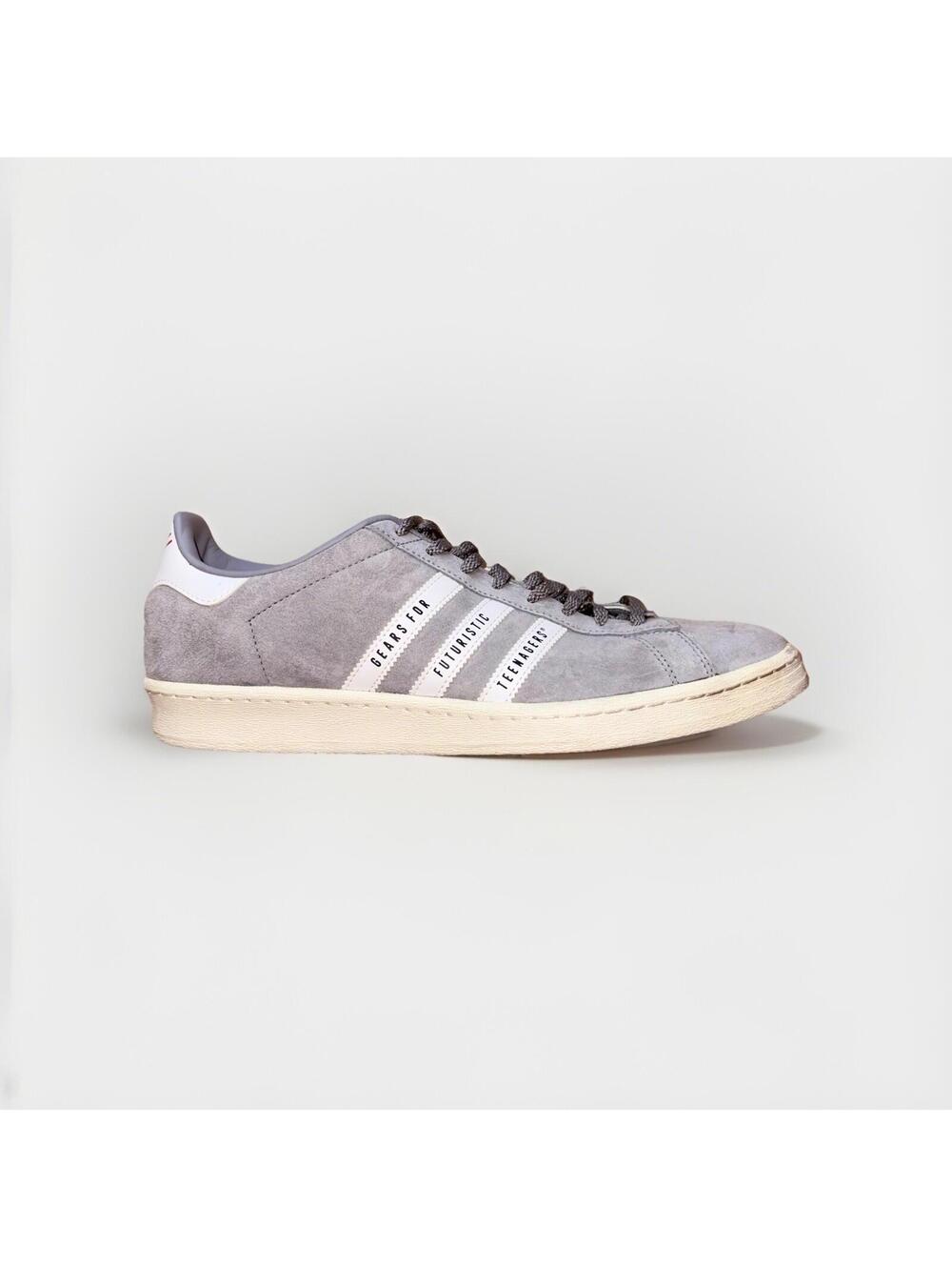Adidas Human Made Campus Grey Suede Shoes Mens 11.5 Lifestyle Sneakers